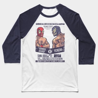 Super Luchadores -3 Baseball T-Shirt